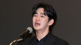 South Korean superstar Kim Soo Hyun tearfully denies controversial claims about relationship with late actress