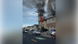 Bystander captures photos of South SF house fire