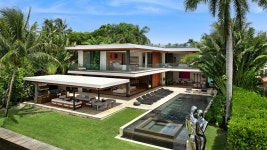 Inside a Prominent Developer’s $39 Million Waterfront Mansion in Miami Beach