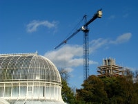 Crane and Palm House, Botanic Gardens © Rossographer cc-by-sa/2.0 :: Geograph Britain and Ireland Crane and Palm House, Botanic... 