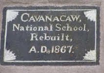Plaque, Cavanacaw National School © Kenneth Allen :: Geograph Britain and Ireland Plaque, Cavanacaw National School... 