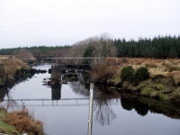 Footbridge over the Owenea river,... © Bart Whelan :: Geograph Britain and Ireland Footbridge over the Owenea river,...... 