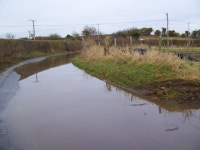 Localised flooding, Gussage St Andrew © Maigheach-gheal cc-by-sa/2.0 :: Geograph Britain and Ireland Localised flooding, Gussage... 
