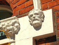 Doorway heads, Belfast (2) © Albert Bridge cc-by-sa/2.0 :: Geograph Britain and Ireland Doorway heads, Belfast (2) &copy; Albert... 