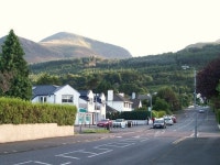 Tullybrannigan Road with Slieve Donard... © Eric Jones cc-by-sa/2.0 :: Geograph Britain and Ireland Tullybrannigan Road with... 