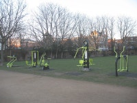 Outdoor gym in Mint Street Park © Stephen Craven :: Geograph Britain and Ireland Outdoor gym in Mint Street Park &copy; Stephen... 