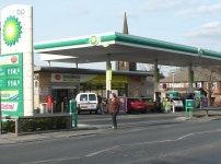 Post office and BP filling station,... © Humphrey Bolton :: Geograph Britain and Ireland Post office and BP filling station,...... 