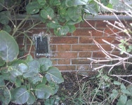 OS Flush Bracket G1514 Southwold © Richard Neale cc-by-sa/2.0 :: Geograph Britain and Ireland OS Flush Bracket G1514... 