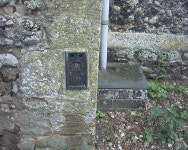OS Flush Bracket G1551 Stow Bedon © Richard Neale cc-by-sa/2.0 :: Geograph Britain and Ireland OS Flush Bracket G1551 Stow... 