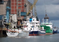 Ships at Belfast docks © Rossographer :: Geograph Britain and Ireland Ships at Belfast docks &copy; Rossographer