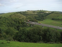 Tunnel and Flyover at Round Hill © Chris Heaton :: Geograph Britain and Ireland Tunnel and Flyover at Round Hill © Chris Heaton