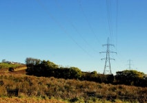 Pylons and power lines near... © Albert Bridge :: Geograph Britain and Ireland Pylons and power lines near... &copy; Albert Bridge