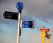 National Cycle Network sign (99),... © Albert Bridge cc-by-sa/2.0 :: Geograph Britain and Ireland National Cycle Network sign... 