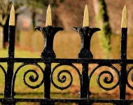 Railings, Ormeau Park, Belfast © Albert Bridge :: Geograph Britain and Ireland Railings, Ormeau Park, Belfast &copy; Albert Bridge