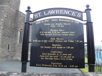 Information board, St Lawrences Church © Kenneth Allen :: Geograph Britain and Ireland Information board, St Lawrences Church... 
