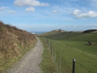 Cycleway and bridlepath towards Dover © David Anstiss :: Geograph Britain and Ireland Cycleway and bridlepath towards Dover... 