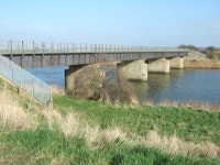 Former railway bridge is now a... © Richard Humphrey :: Geograph Britain and Ireland Former railway bridge is now a...... 