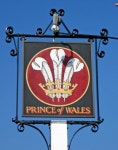 The Prince of Wales (2) - sign, 184... © P L Chadwick :: Geograph Britain and Ireland The Prince of Wales (2) - sign, 184...... 