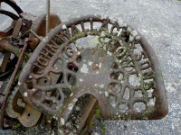Cutting machine seat, Tattysallagh © Kenneth Allen :: Geograph Britain and Ireland Cutting machine seat, Tattysallagh... 