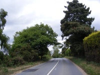 A1152 Eyke Road © Geographer :: Geograph Britain and Ireland A1152 Eyke Road &copy; Geographer