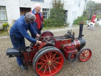Men and steam engine: Salthill Demesne © louise price :: Geograph Britain and Ireland Men and steam engine: Salthill Demesne... 