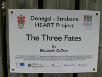 Plaque, The Three Fates © Kenneth Allen :: Geograph Britain and Ireland Plaque, The Three Fates &copy; Kenneth  Allen