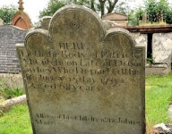 Headstone, Movilla Abbey, Newtownards... © Albert Bridge :: Geograph Britain and Ireland Headstone, Movilla Abbey,  Newtownards.... 