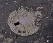 Belfast Water Works cover, Belvoir,... © Albert Bridge :: Geograph Britain and Ireland Belfast Water Works cover, Belvoir,...... 