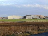 Hangars at Pollington © Alan Murray-Rust :: Geograph Britain and Ireland Hangars at Pollington &copy; Alan Murray-Rust