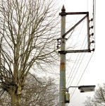 Telegraph pole, Holywood © Albert Bridge :: Geograph Britain and Ireland Telegraph pole, Holywood &copy; Albert Bridge
