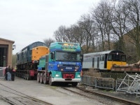 Delivering a Class 37 at Ingrow © Christine Johnstone :: Geograph Britain and Ireland Delivering a Class 37 at Ingrow... 
