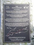 Trafalgar Way plaque at Sticklepath © Rod Allday cc-by-sa/2.0 :: Geograph Britain and Ireland Trafalgar Way plaque at... 