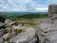 The view from Over Owler Tor © Peter Barr cc-by-sa/2.0... and Ireland The view from Over Owler Tor &copy; Peter Barr cc-by-sa/2.0