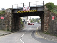 Railway Bridge over Shore Road, Holywood © Eric Jones :: Geograph Britain and Ireland Railway Bridge over Shore Road, Holywood... 