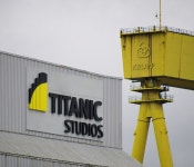 Sign and crane, Belfast © Rossographer cc-by-sa/2.0 :: Geograph Britain and Ireland Sign and crane, Belfast &copy; Rossographer... 