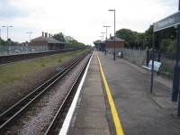 Folkestone West railway station, Kent © Nigel Thompson :: Geograph Britain and Ireland Folkestone West railway station, Kent... 