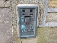 Ordnance Survey Flush Bracket G2049 © Peter Wood cc-by-sa/2.0... Ordnance Survey Flush Bracket G2049 &copy; Peter Wood cc-by-sa/2.0