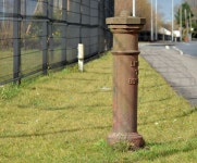 Boundary post, Lisburn (3) © Albert Bridge cc-by-sa/2.0 :: Geograph Britain and Ireland Boundary post, Lisburn (3) &copy; Albert... 