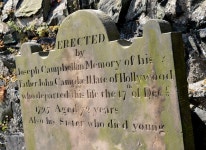 Campbell headstone, Holywood © Albert Bridge :: Geograph Britain and Ireland Campbell headstone, Holywood &copy; Albert Bridge