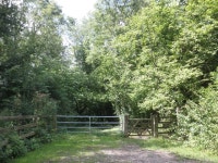 Access point, Adcombe Wood © Roger Cornfoot :: Geograph Britain and Ireland Access point, Adcombe Wood &copy; Roger Cornfoot