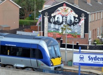 Train and war memorial, Sydenham,... © Albert Bridge cc-by-sa/2.0 :: Geograph Britain and Ireland Train and war memorial... 