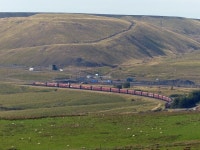 Coal train arriving at Cwm Bargoed Depot © Robin Drayton :: Geograph Britain and Ireland Coal train arriving at Cwm Bargoed... 