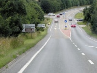 A134, Southbound near Long Melford © David Dixon :: Geograph... and Ireland A134, Southbound near Long Melford &copy; David Dixon