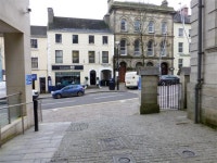 Entry from Strule Arts Centre at High... © Kenneth Allen :: Geograph Britain and Ireland Entry from Strule Arts Centre at High..... 