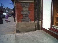 OSBM Flush Bracket S0451 - Lampeter Town... © N Scott cc-by-sa... 0 :: Geograph Britain and Ireland OSBM Flush Bracket S0451... 