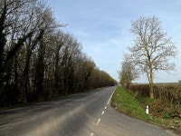 A1198 Ermine Street, Lattenbury Hill,... © Geographer :: Geograph Britain and Ireland A1198 Ermine Street... 