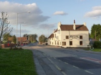 Former A46 at East Stoke (C) Alan Murray-Rust :: Geograph Britain and Ireland Former A46 at East Stoke (C) Alan Murray-Rust