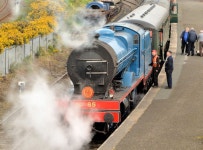 Steam locomotive no 85, Whitehead -... © Albert Bridge :: Geograph Britain and Ireland Steam locomotive no 85, Whitehead -...... 