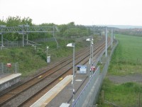 Looking west from Blackridge Station © M J Richardson :: Geograph Britain and Ireland Looking west from Blackridge Station... 