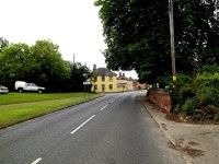 A1092 Melford Road & Cavendish Station... © Geographer :: Geograph Britain and Ireland A1092 Melford Road... 